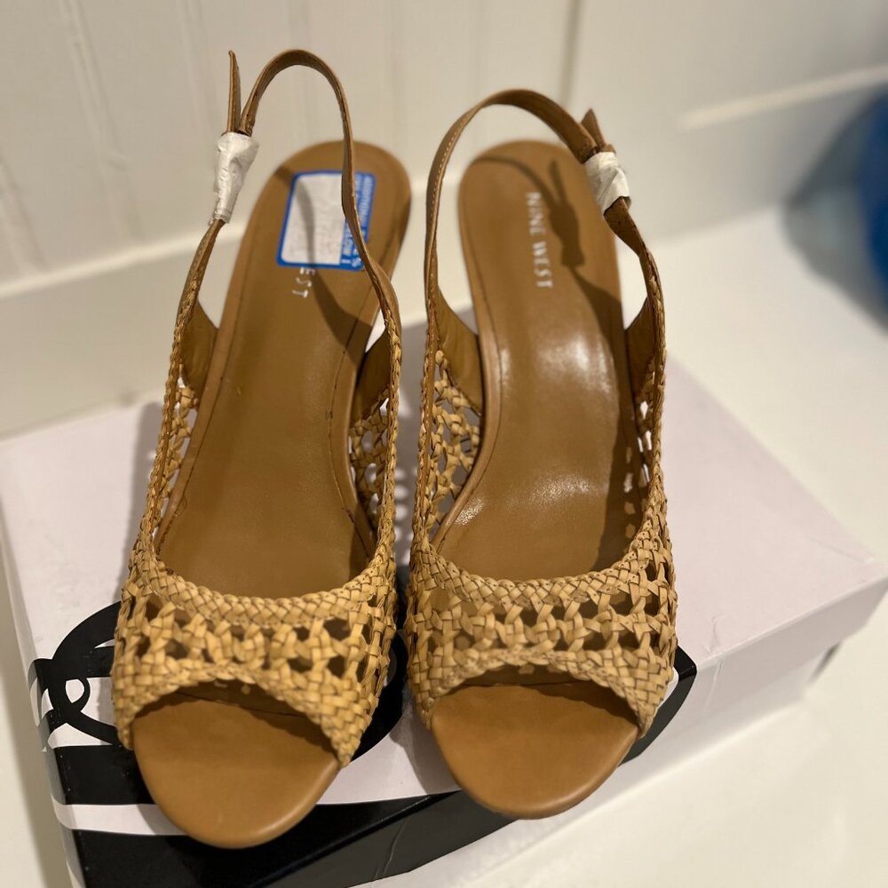 Nine West Tan Heels